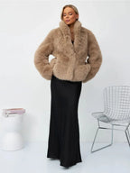 Faux fur jacket - View 15 | TEVQA