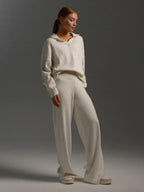 The Eleanor Polo Collar Knit Two-Piece Set - TEVQA
