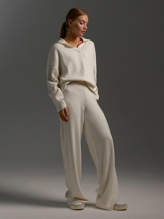 The Eleanor Polo Collar Knit Two-Piece Set