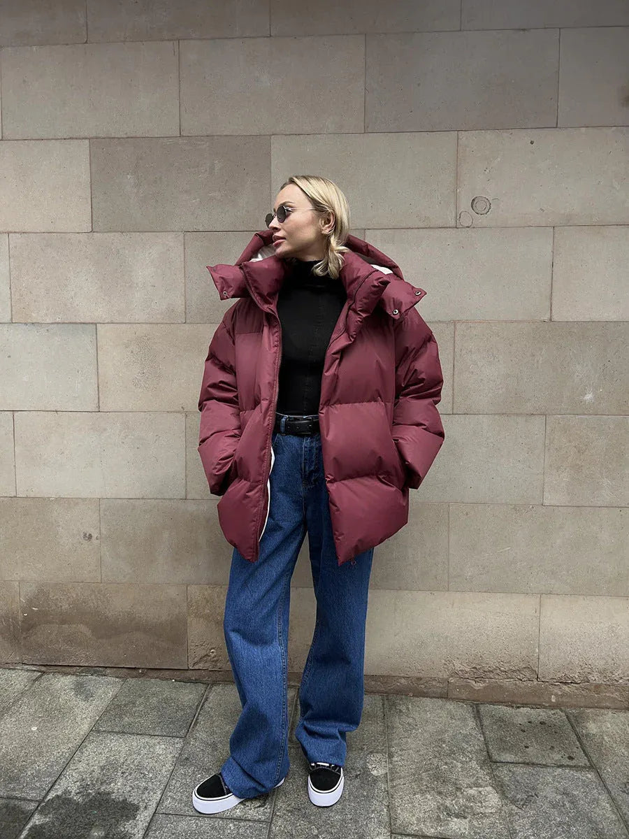 The Aspen Cloud Oversized Puffer Jacket - TEVQA