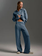 The Eleanor Polo Collar Knit Two-Piece Set - TEVQA