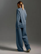 The Eleanor Polo Collar Knit Two-Piece Set - TEVQA