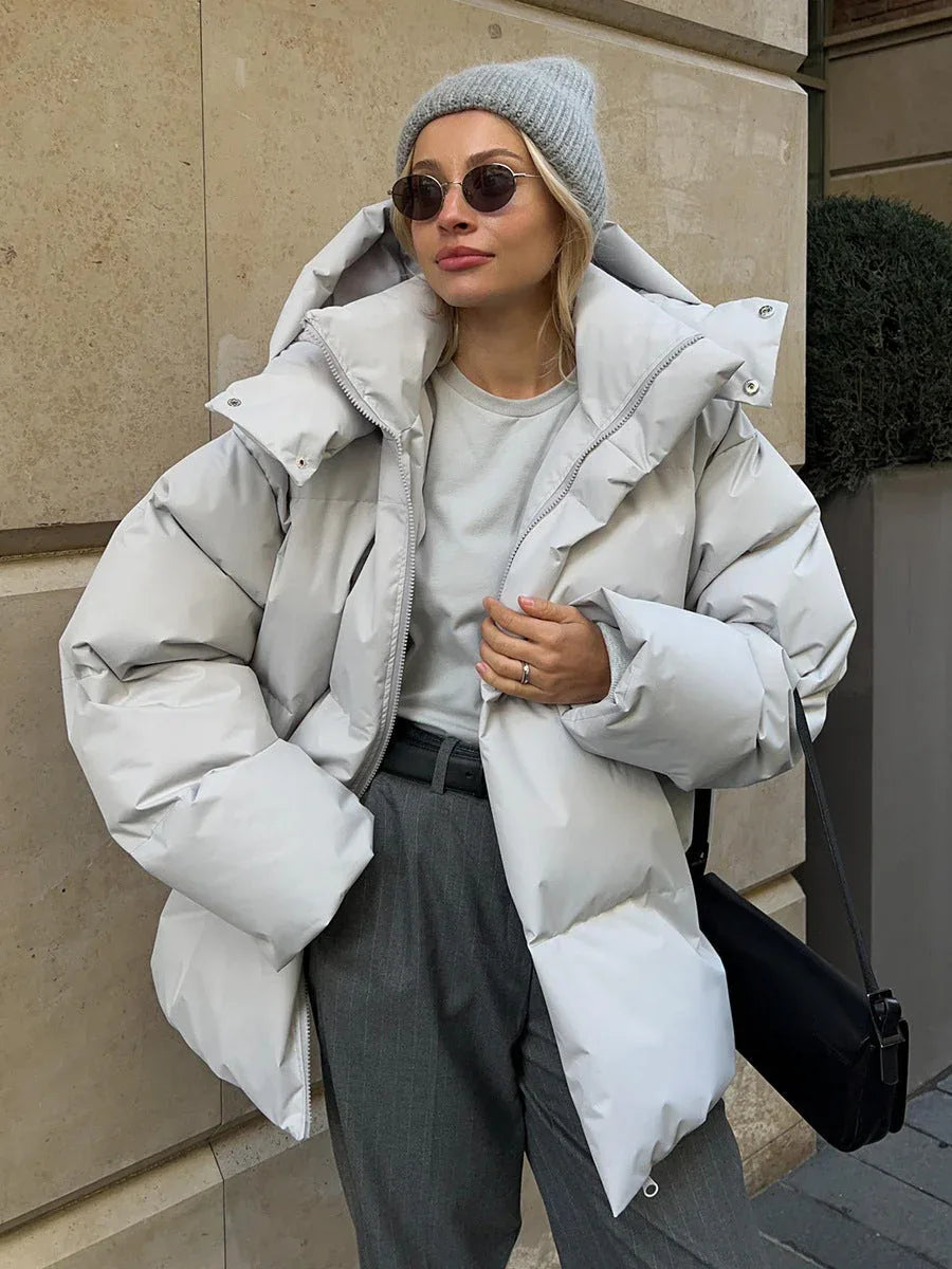 The Aspen Cloud Oversized Puffer Jacket - TEVQA