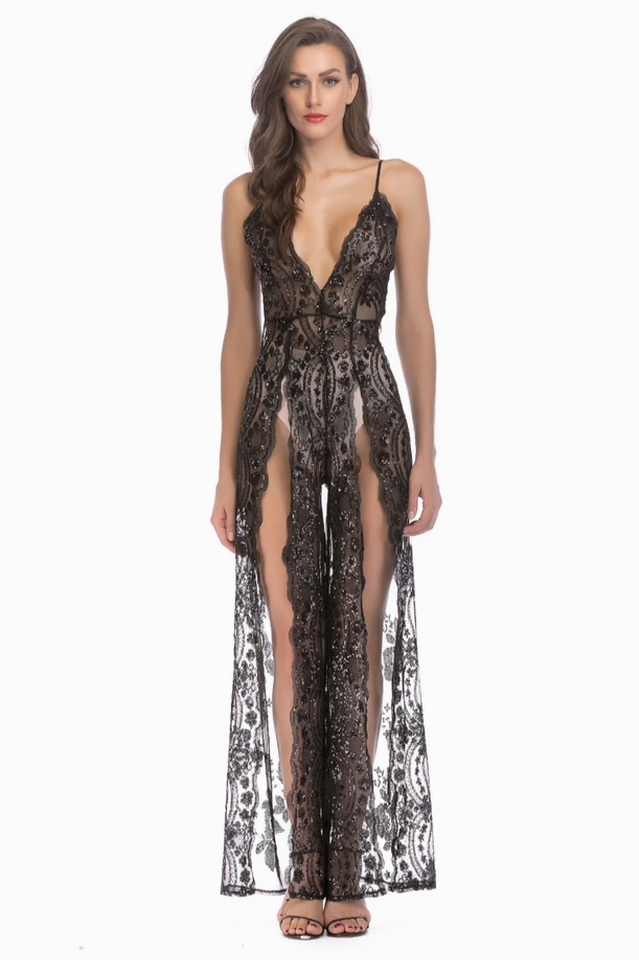 High Slit Backless Boho Cocktail Gown - Dress In Beauty
