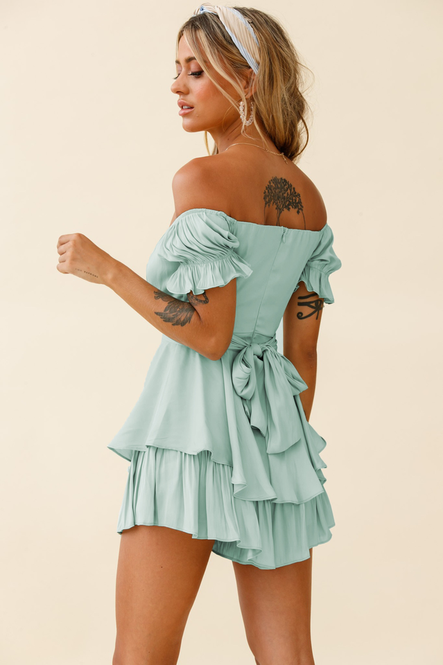 Boho Off Shoulder Romper - Dress In Beauty