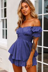 Boho Off Shoulder Romper - Dress In Beauty