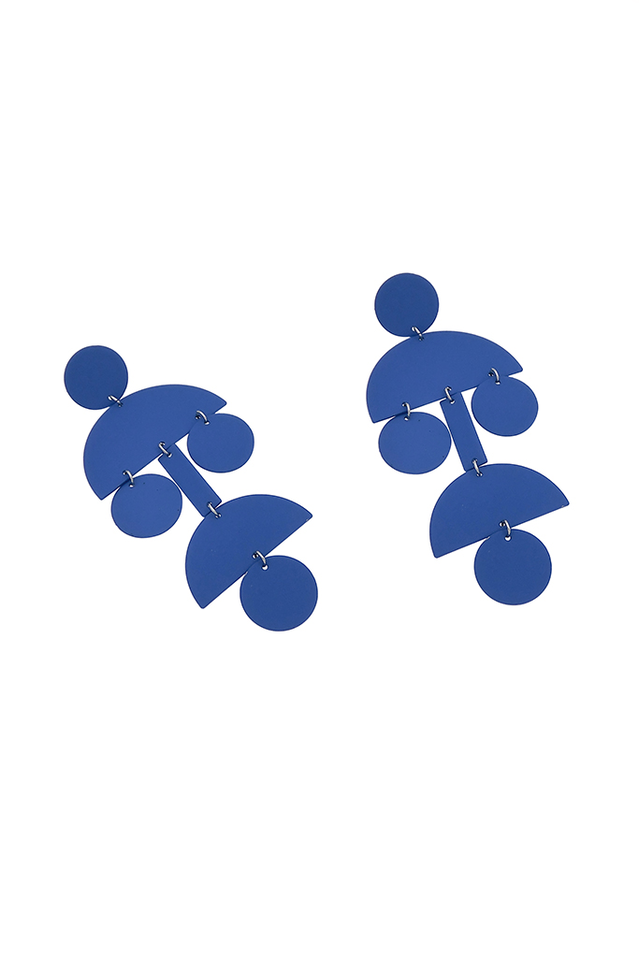 Acrylic Geometric Long Earrings | Dress In Beauty