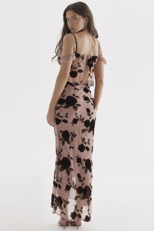 Pink Rose Dessert Top + Craft Skirt Set | Dress In Beauty