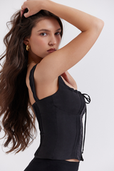 Chicca Blue Printed Top | Dress In Beauty