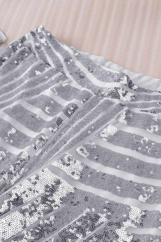 Sequin High Rise Flare Pants | Dress In Beauty