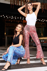 Sequin High Rise Flare Pants | Dress In Beauty