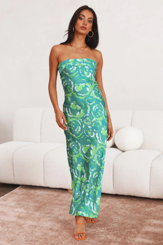 Kyra Satin Midi Dress | Dress In Beauty