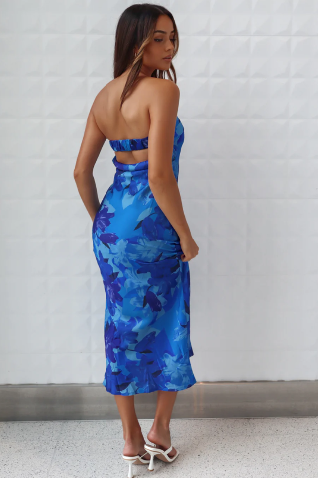 Kyra Satin Midi Dress | Dress In Beauty