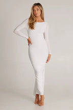Camila Long Sleeve Maxi Dress - View 8 | TEVQA