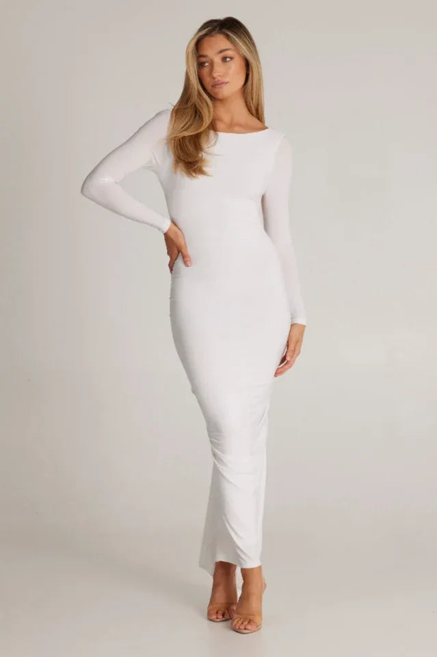 Camila Long Sleeve Maxi Dress - View 8 | TEVQA