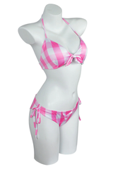 Barbie Movie Margot Pink Plaid Check Dress | Dress In Beauty