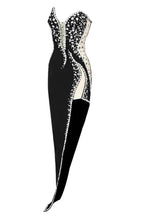Strapless maxi dress with rhinestone embellishments - View 14 | TEVQA