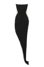 Strapless maxi dress with rhinestone embellishments - View 15 | TEVQA