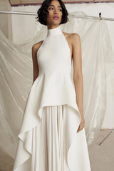 Victoria Layered Halter Gown Set | Dress In Beauty