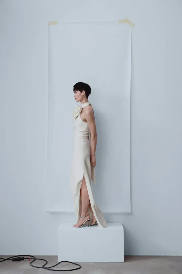 Frances Floral Applique Maxi Dress - View 15 | TEVQA
