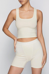 Cotton Rib Tank | Dress In Beauty