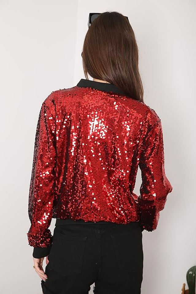 Mermaid Sequin Bomber Jacket | Dress In Beauty