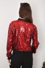 Mermaid Sequin Bomber Jacket | Dress In Beauty
