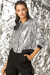 Mermaid Sequin Bomber Jacket | Dress In Beauty