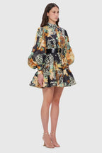 Alexandra Belted Mini Dress - TEVQA