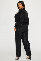 Sequin Jumpsuit - View 10 | TEVQA