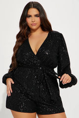 Sequin Romper - View 10 | TEVQA
