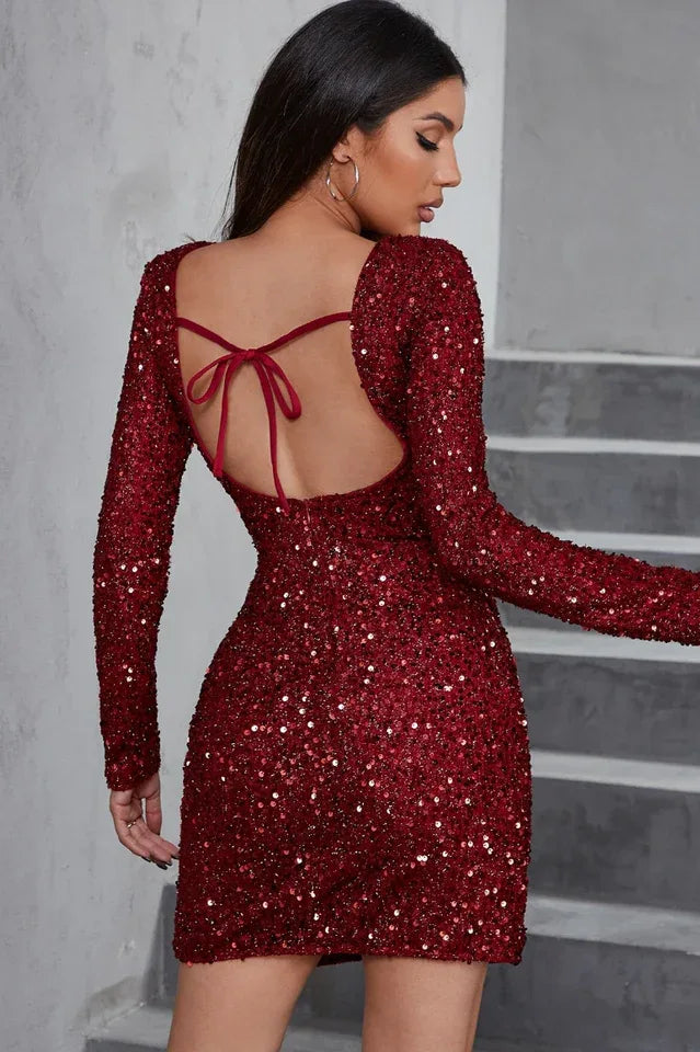 Time Will Tell Mini Dress - TEVQA