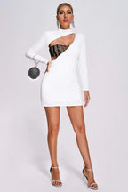 Rora Lace Cutout Mini Dress - View 7 | TEVQA