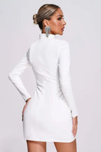 Rora Lace Cutout Mini Dress - View 6 | TEVQA