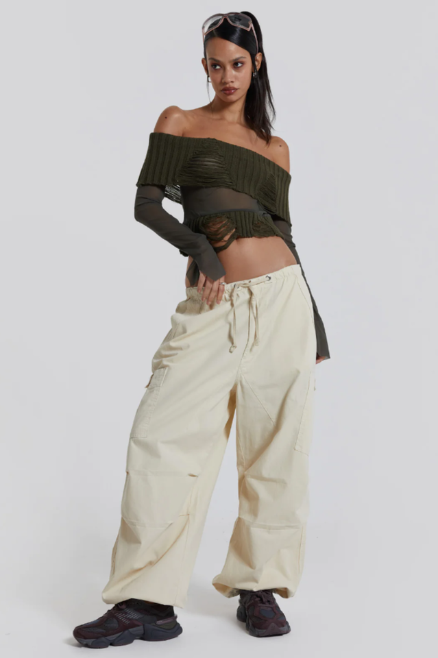 Vintage Parachute Cargo Pants | Dress In Beauty