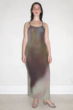 Digital floral print maxi dress - View 13 | TEVQA