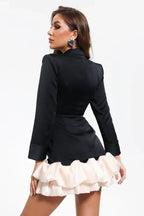 Aubrey Diamante Organza Blazers - TEVQA