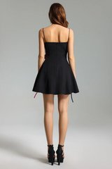 Fern Leaf Design Mini Dress | Dress In Beauty