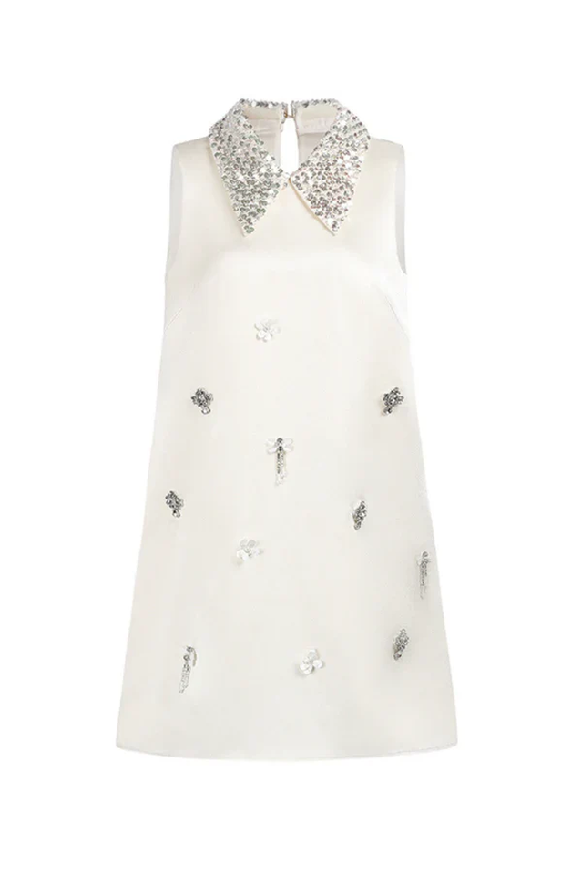 Elif Sleeveless Diamond Mini Dress | Dress In Beauty