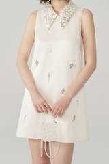 Elif Sleeveless Diamond Mini Dress | Dress In Beauty