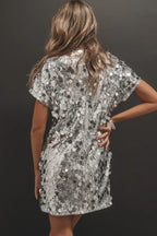 The Taylor Sequin Dress - TEVQA