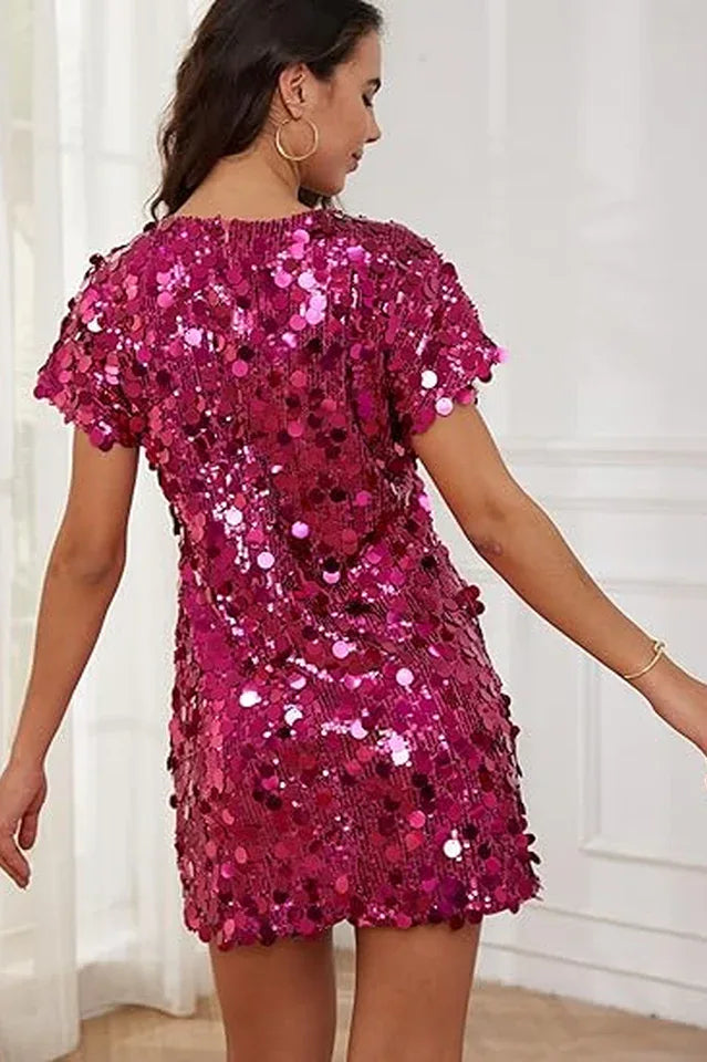 The Taylor Sequin Dress - TEVQA