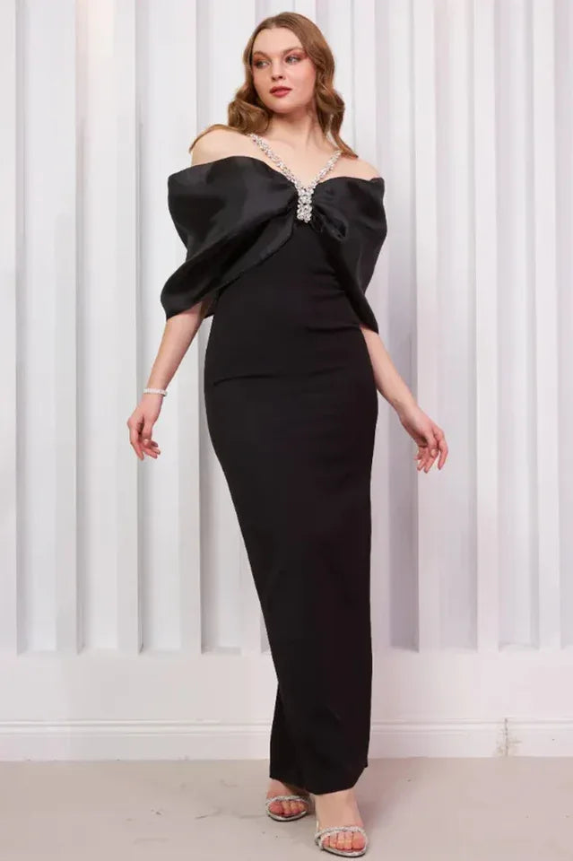 Black Bandage Maxi Dress Secondary image