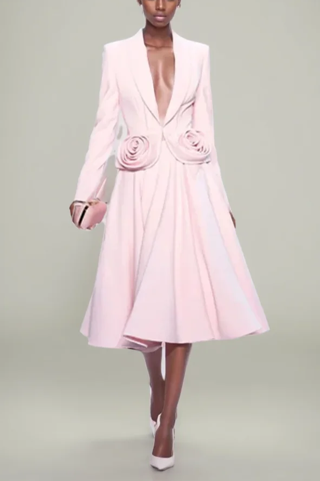 Helena Rose Blazer Midi Skirt Set | Dress In Beauty