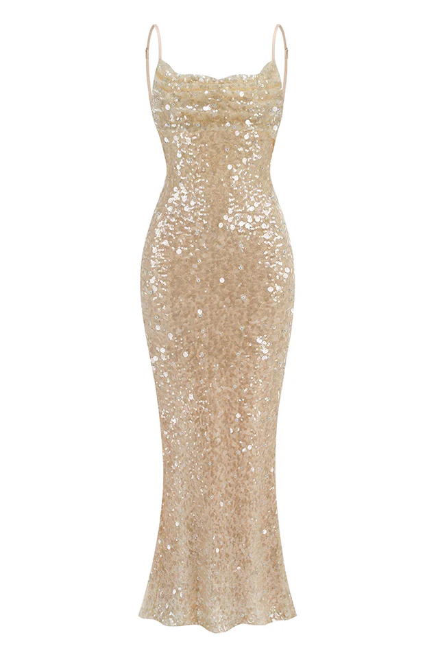 Sequin Slip Maxi Dress | Dress In Beauty