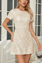 Aeisa High Waist Bubble Beads Dress - TEVQA