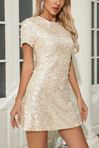 Aeisa High Waist Bubble Beads Dress - TEVQA