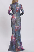 Rhinestone embellished mermaid dress - View 7 | TEVQA