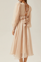 Floral Embellished Midi Dress | Dress In Beauty