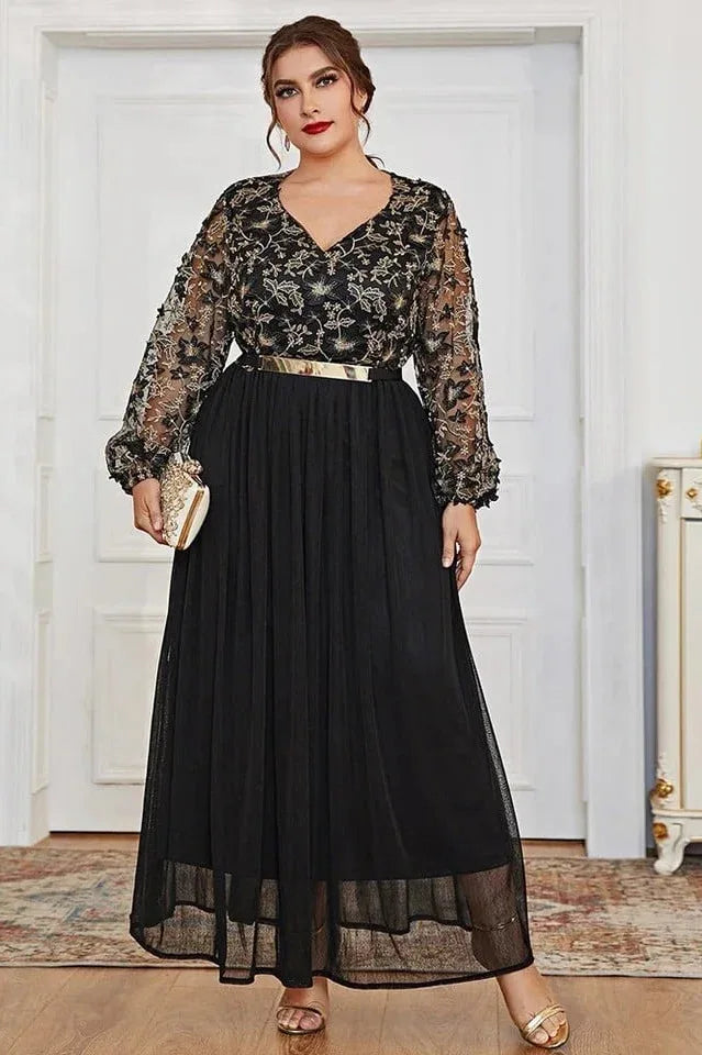 Bella Sequin Maxi Dress - TEVQA Main image